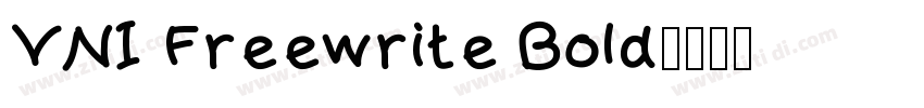 VNI Freewrite Bold字体转换